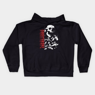 Darkthrone Skull Fanart Kids Hoodie